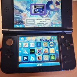 New Nintendo 3ds Xl Blue Top IPS 