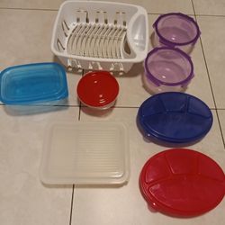 Lot Kitchen Rack And More