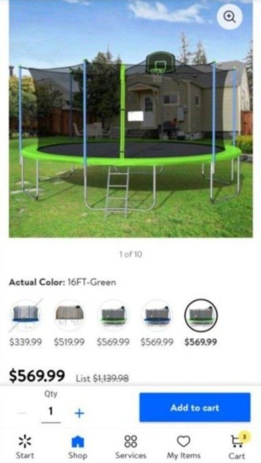 16ft TRAMPOLINE