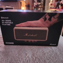 Marshall Emberton 2 Sealed New Bluetooth Speaker 