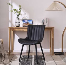 Faux Leather Dining Chairs (Set Of 2)