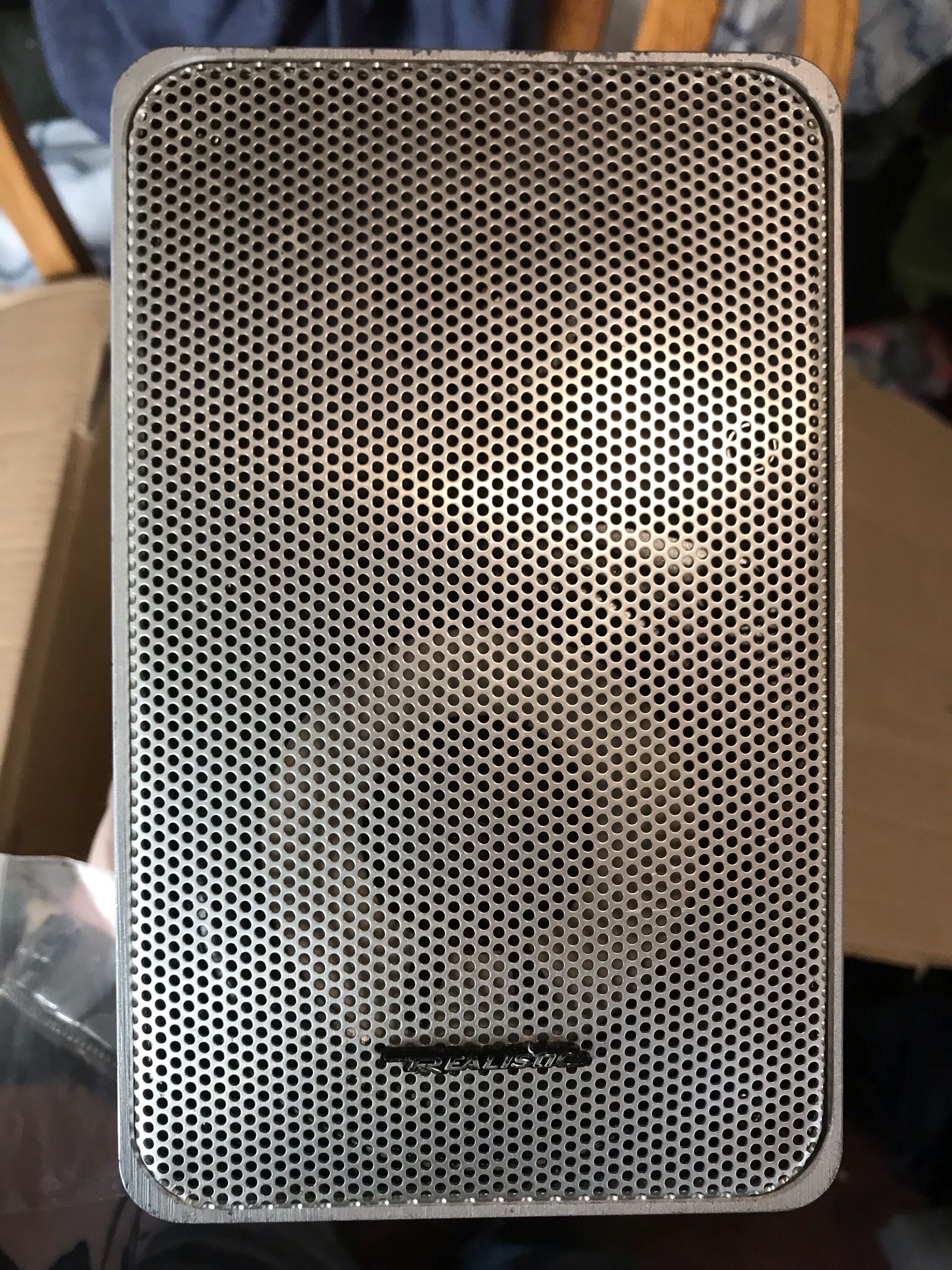 Two Realistic Mini 7 Speakers Vintage In Good Condition