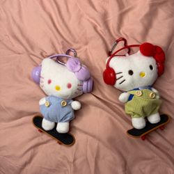 🎀 hello kitty skateboarding plushies 🛹
