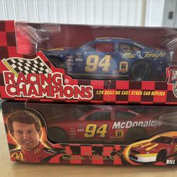 Bill Elliott NASCAR 1:24 Scale McDonald’s  Set Of 2