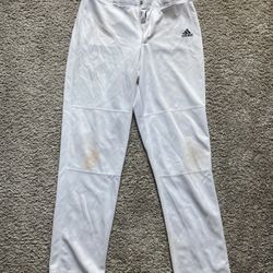 Adidas White Baseball Pants
