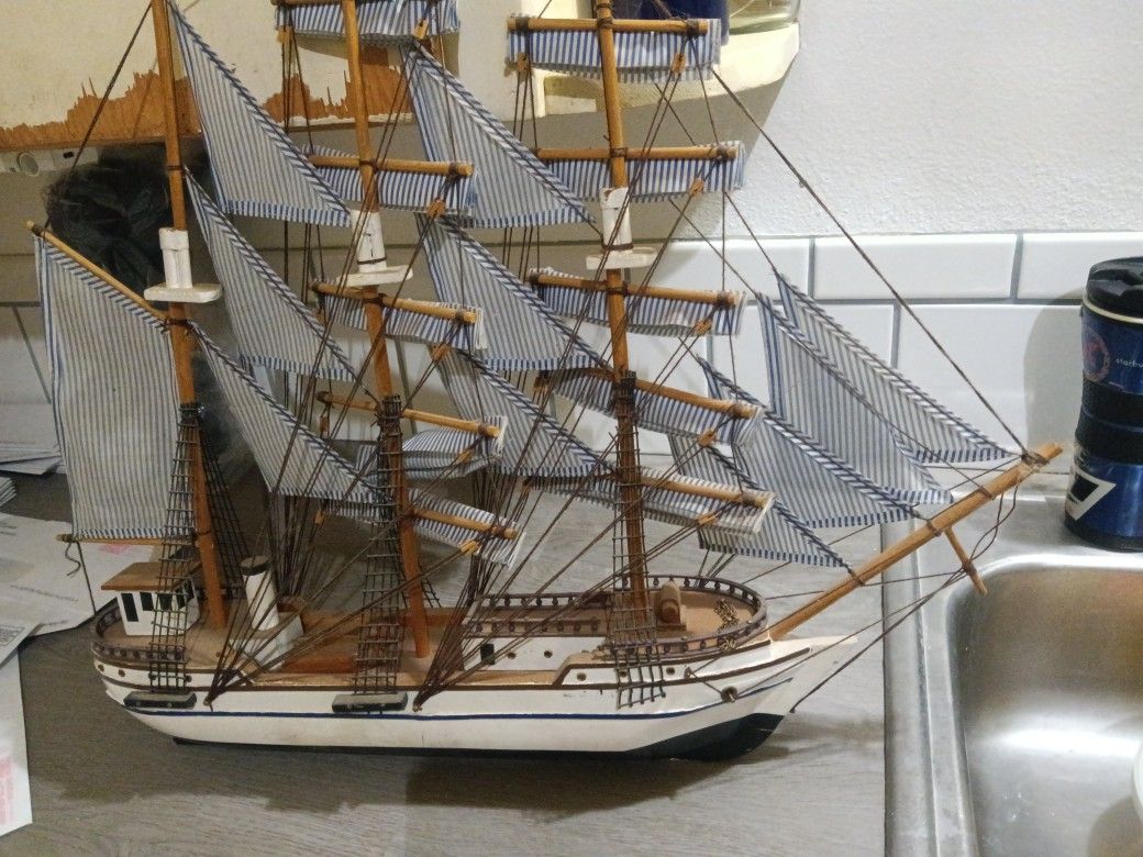 Vintage Ship Model