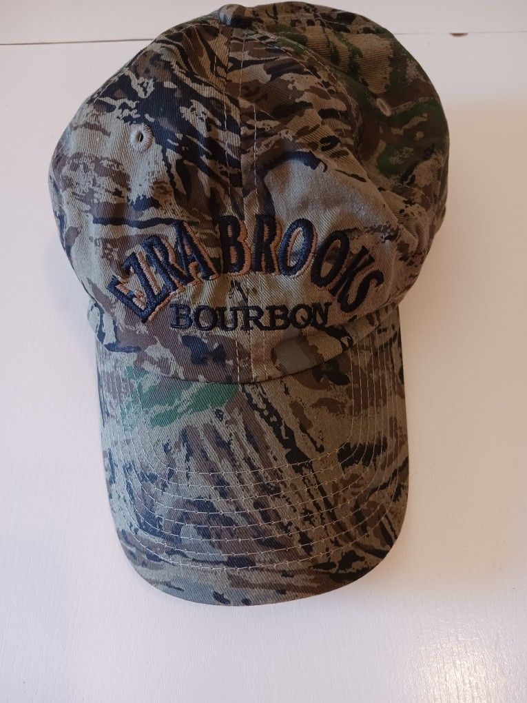 Ezra Brooks Camo Ball Cap
