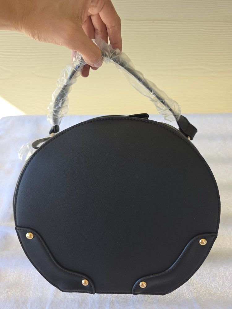 Solid color Crossbody Bag For Women Round Small Handbag Women