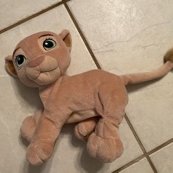 Hasbro Disney The Lion King Nala Plush Rattle Stuffed Animal 12" 