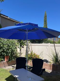 2 Tiers Sun Umbrella - 110in Dia., 95in High
