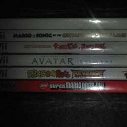 6x Wii Games