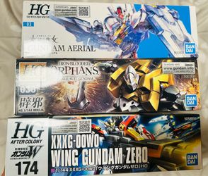 Gundam model kits (new)