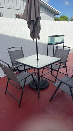 Mesa de patio Color bronce