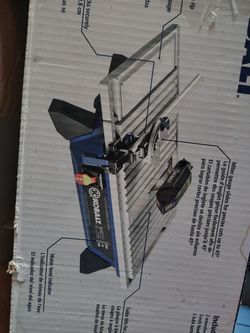 Kobalt 7" 6-Amp Wet Tabletop Sliding Table Tile Saw