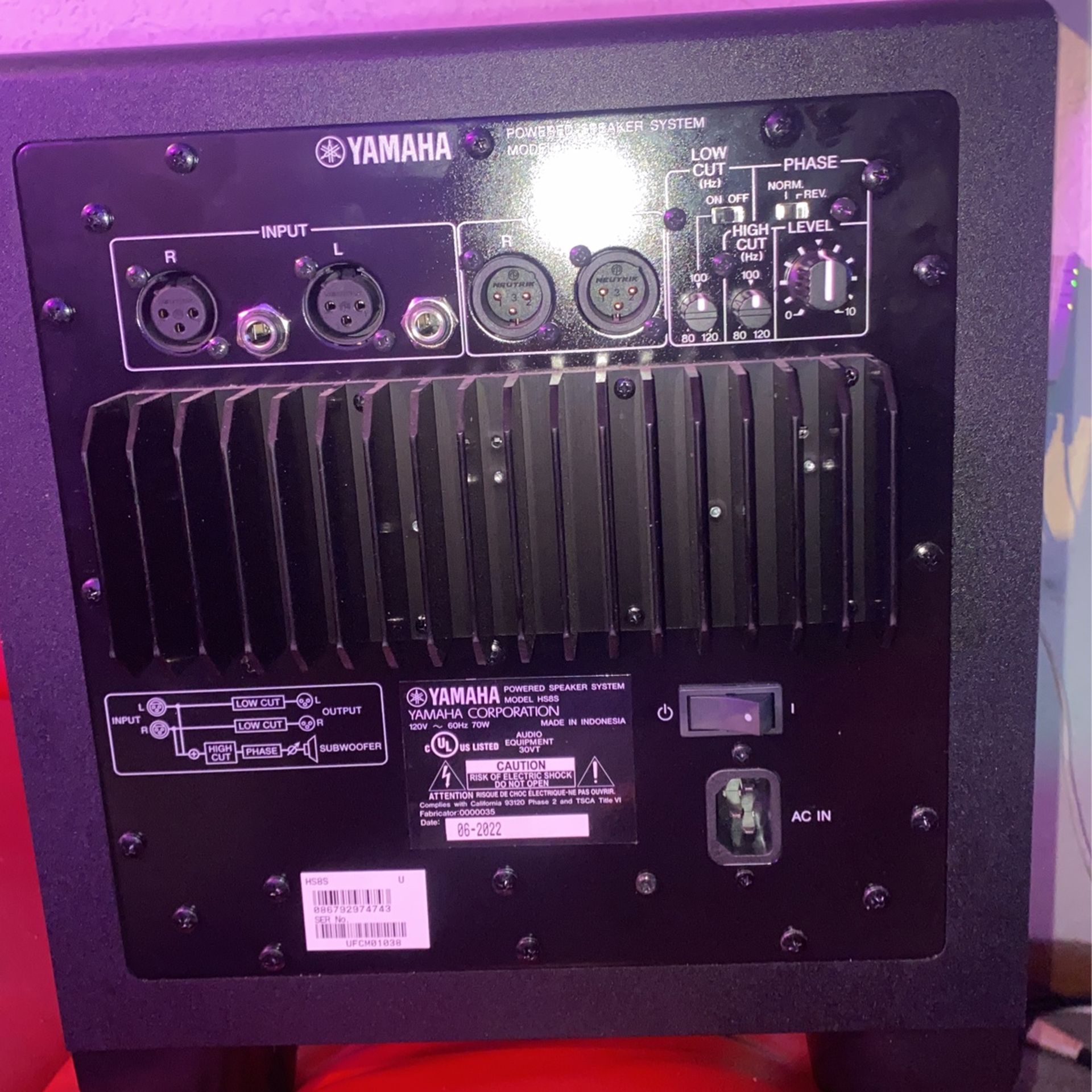 Yamaha HS8 subwoofer for Sale in San Antonio, TX OfferUp