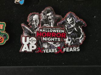 Universal Orlando Halloween Horror Nights 30 Years 30 Fears UOAP Pin