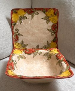 Tuscan Serving Set Bowl& Platter