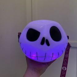 Disneylands  Nightmare Before Christmas Jack Skellington Annual Passholder Light Up Popcorn Bucket 2020