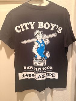 City Boy's Raw Piping Co. Graphic T-Shirt