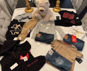 Kids 12,18 months True Religion outfit sets