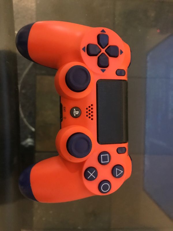 Orange PS4 Controller for Sale in Los Angeles, CA OfferUp