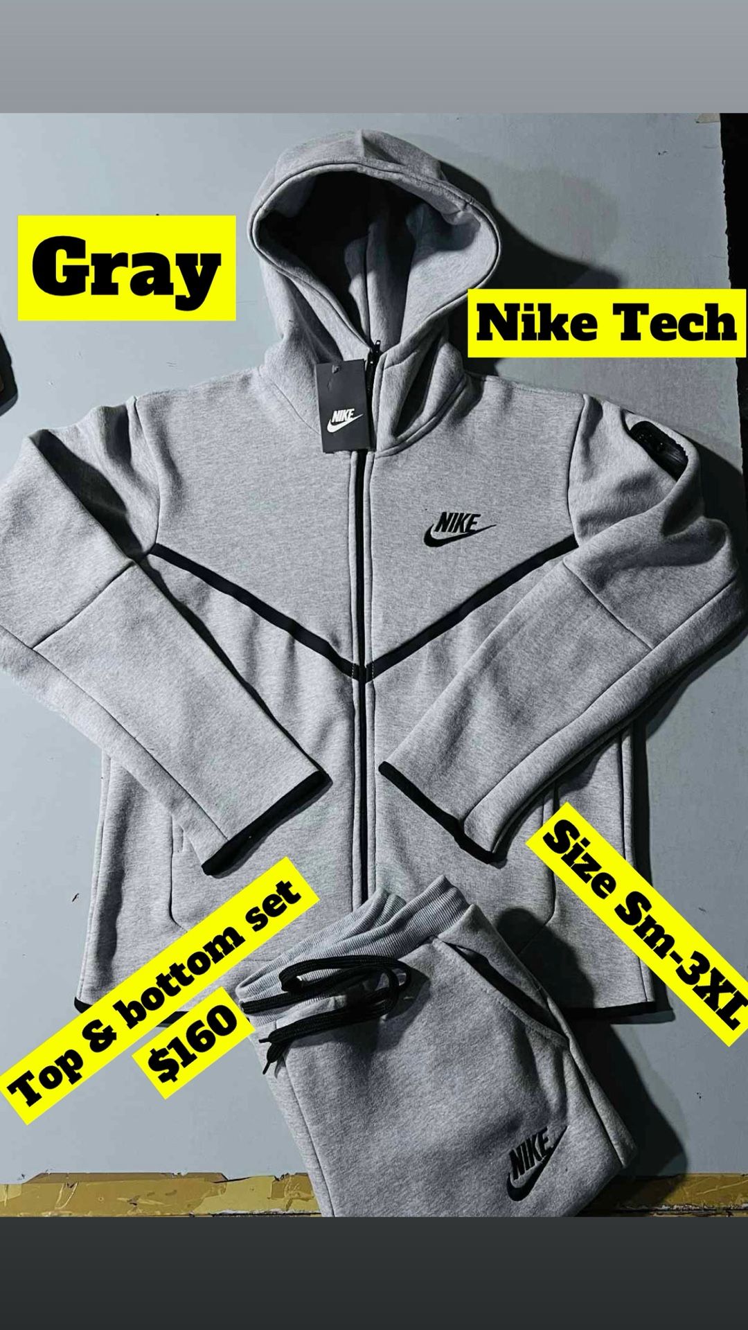 Grey Nike Tech Fleece