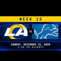 Rams Versus Detroit Lions. Vip Seats All Inclusive… Also A Parking Pass..
