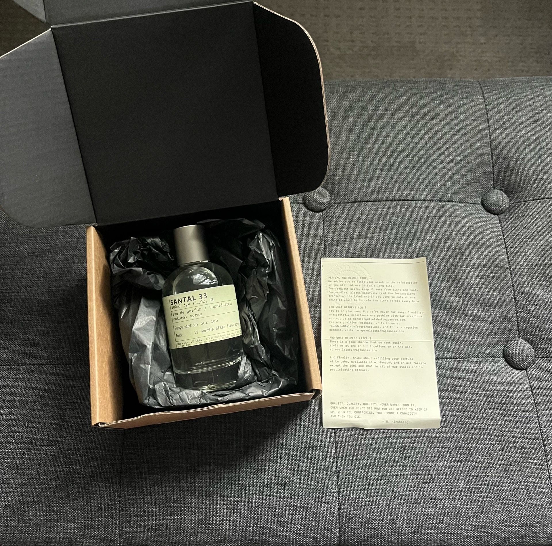 LE LABO SANTAL 33 eau de parfum (3.4 fl oz)