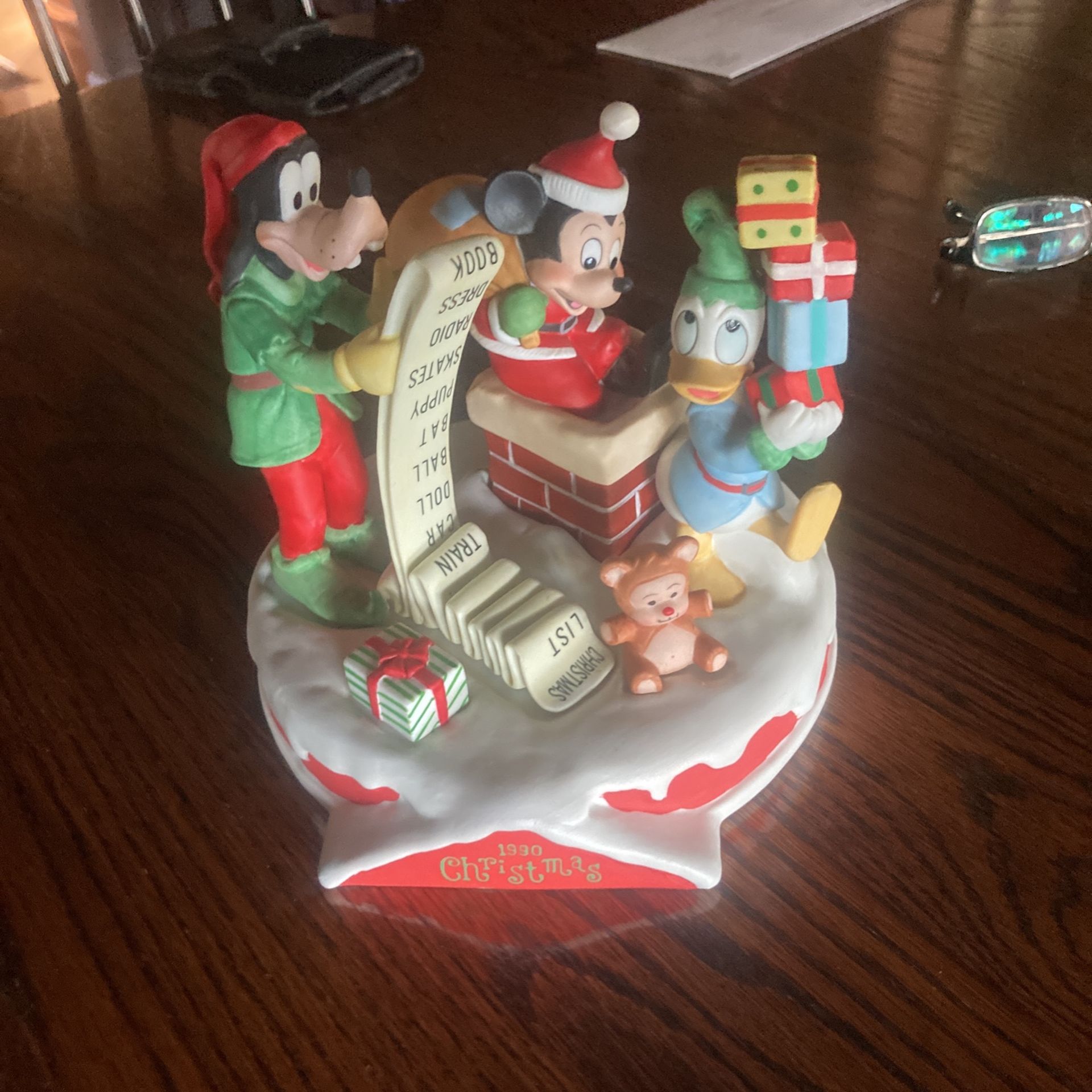 Disney Christmas Figurine 1990