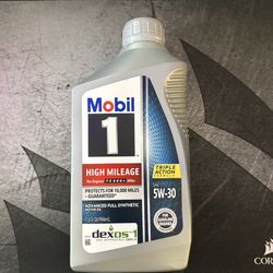 Mobil 1, 5W-30 Motor Oil 1Qt. Unopened.