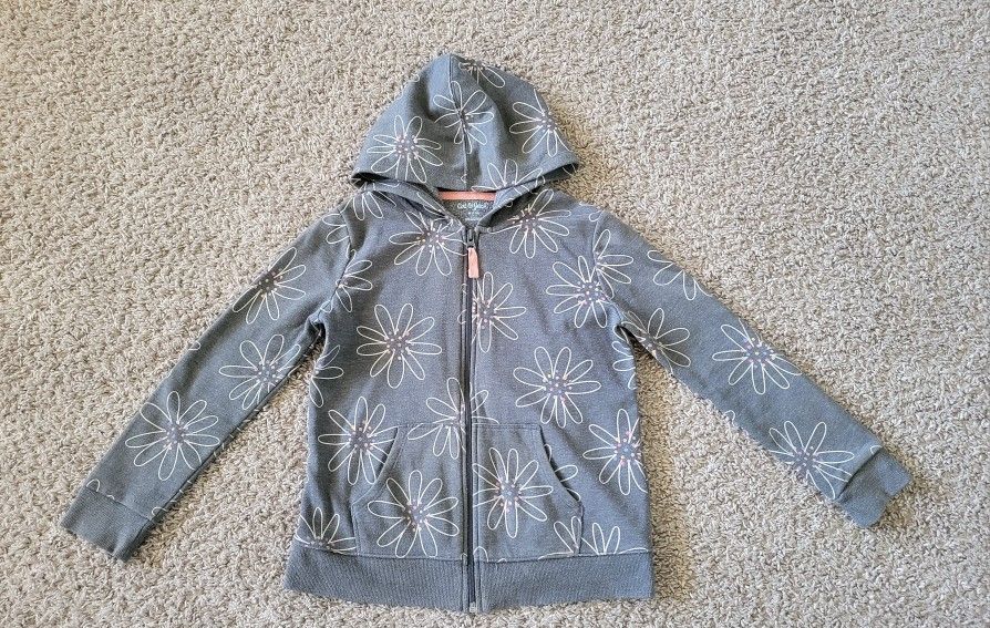 Girls Zip-Up Hoodie Seatshirt Size M