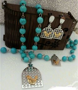 Amen Hen jewelry with Turquoise