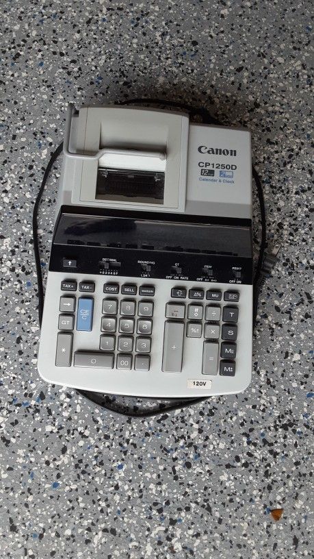 Canon Office Products CP125D Desktop Printing Calculator