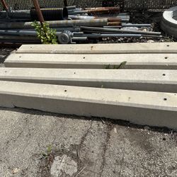 Semi Truck Concrete Parking Curbs