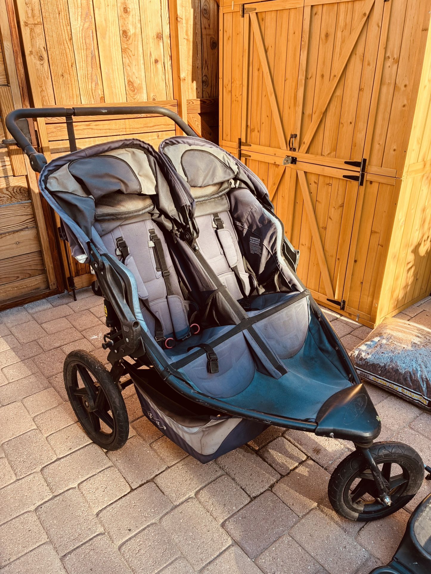 Bob Revolution Flex Duallie Double Running Jogging Stroller 3.0