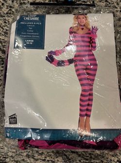 Lady Cheshire Cat Halloween Costume Size Large