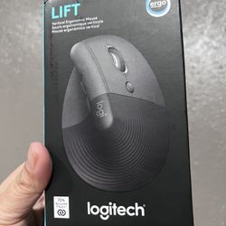 Logitech Lift Bluetooth Mouse - Black: Ergonomic Wireless Computer Accessory - Slightly Used