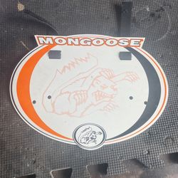 Mongoose Number Plate 