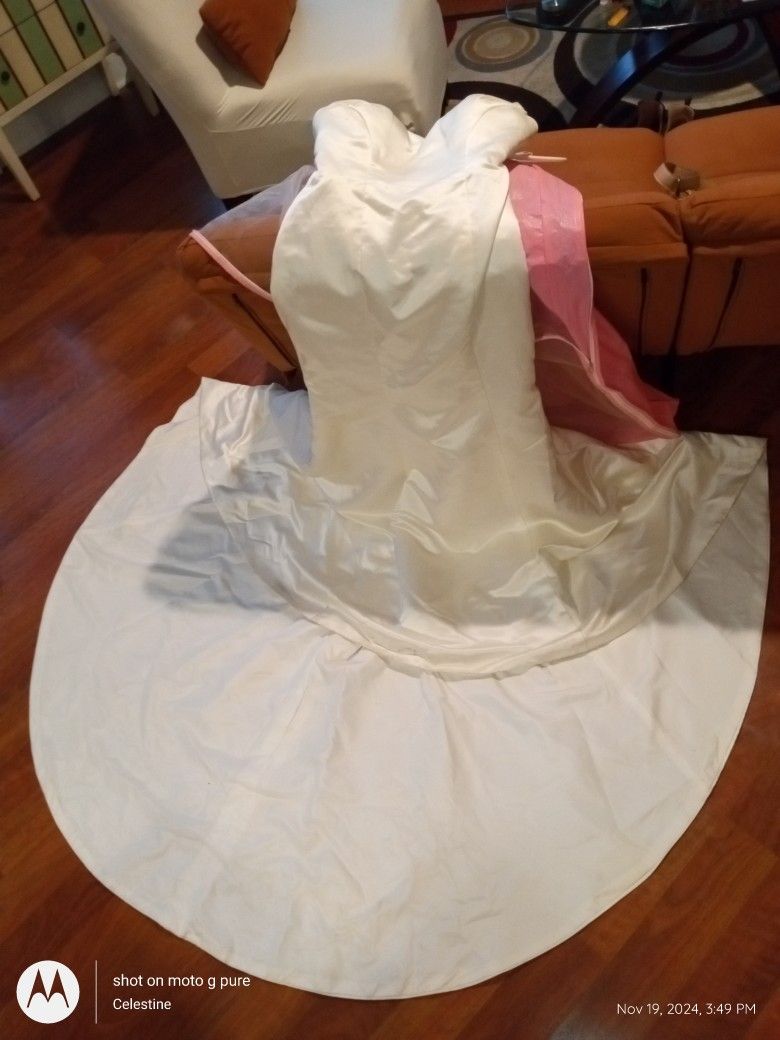 Flute Flare Fitted Wedding Gown