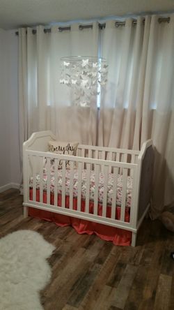 Upholstered crib
