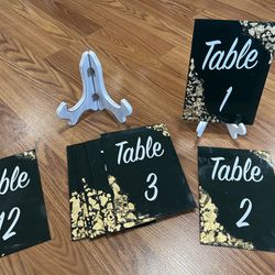 Beautiful Wedding Table Numbers