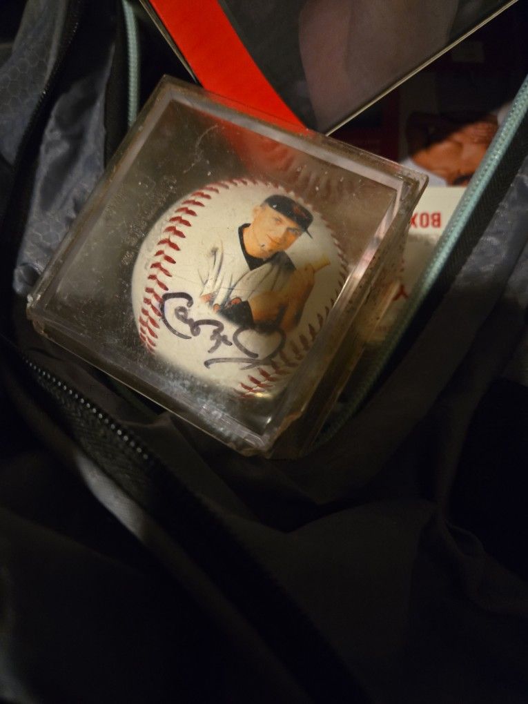 Signed Cal Ripken Jr Baseball