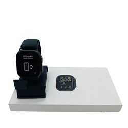 Apple A2986 Ultra 2 49mm Black Titanium Dark Green w/ Charger + Box