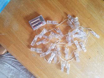 Warm String Lights W/ Clips