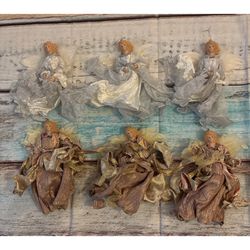 Huge123  Lot Christmas Ornaments - Angels, Ribbons, Bells, Candies, Etc..