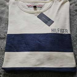 Tommy Hilfiger Striped Crew Neck T-Shirt
