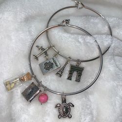 Custom Cuff Charm Bracelets
