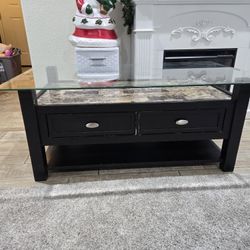 Coffee Table With Glass Top 