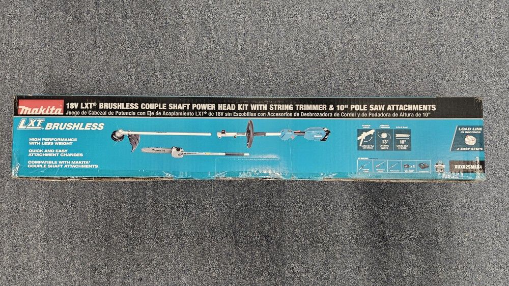 Makita 18V Grass Trimmer, Pole Saw Combo With 4AH Batter Charger
