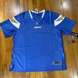 L.A. Chargers NFL Players Pro Line Jersey Blank Women’s: XL Women’s Blue NWT